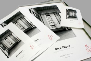 Hahnemühle Rice Paper Sample-Prints (c) Tania Reh