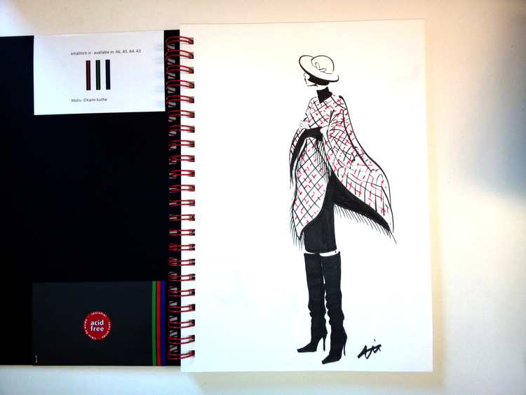 Hahnemühle Style Sketch Book illustrated by Virginia Romo1