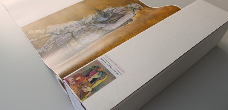 Hahnemuehle Canvas Metallic roll and box_web