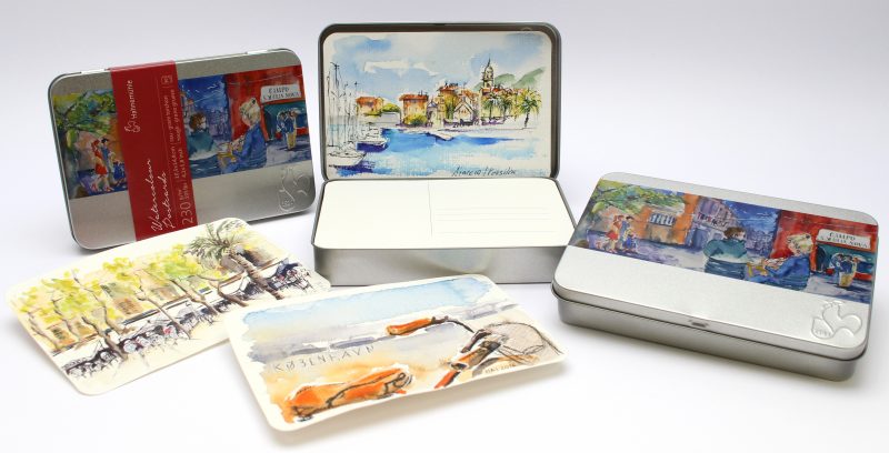 Greetings from Abroad on Hahnemühle Watercolour postcards - Hahnemühle Blog
