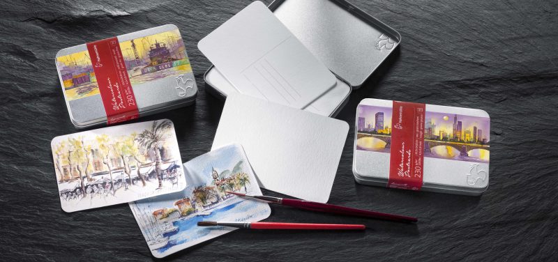 Hahnemühle Watercolour Postcards in a box artwork ©Marina Abramova