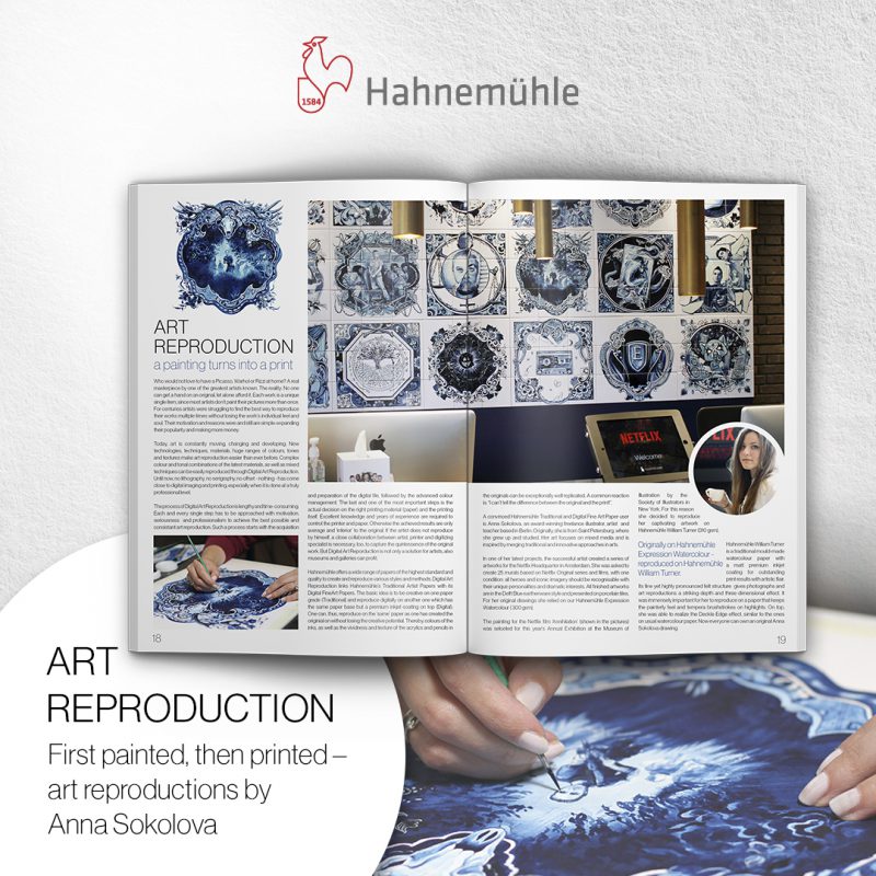 Feed Post - Art Reproduction with Anna Sokolova - Hahnemühle Magazine photokina Edition 2020