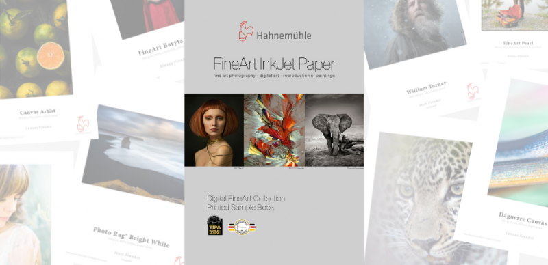 Blogheader – Printed Sample Book New Motifs in Hahnemühle Sample Book