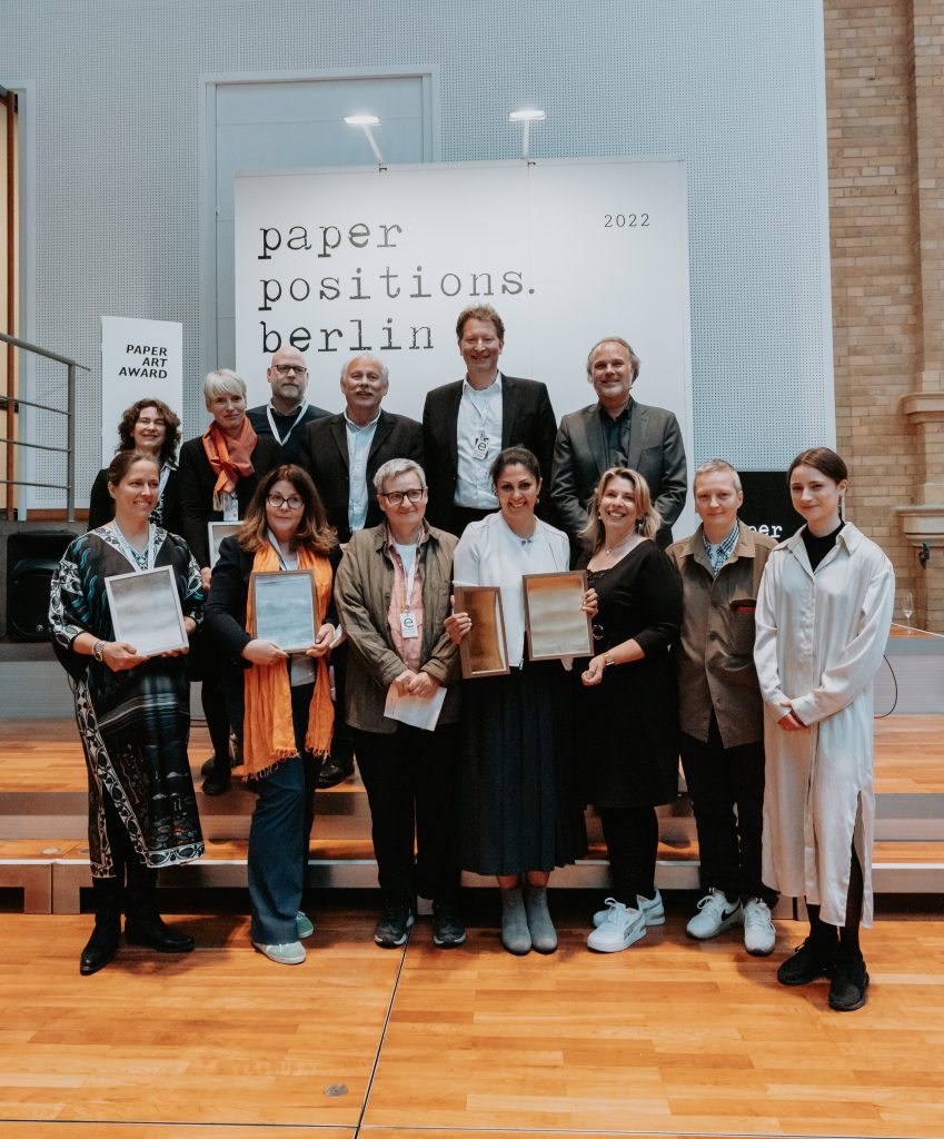 Paper Art Award ceremony by dmage, Canon and Hahnemühle @Paper Positions Berlin 2022