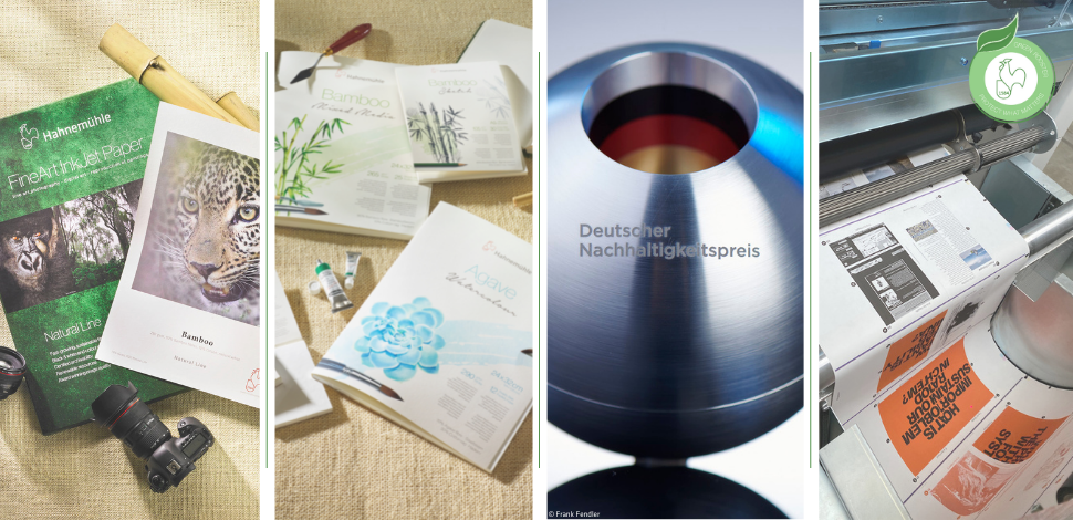 Natural Line papers from Bamboo, Hemp, Agave and Sugar Cane by Hahnemühle are nominated for German Sustainability Award 2022