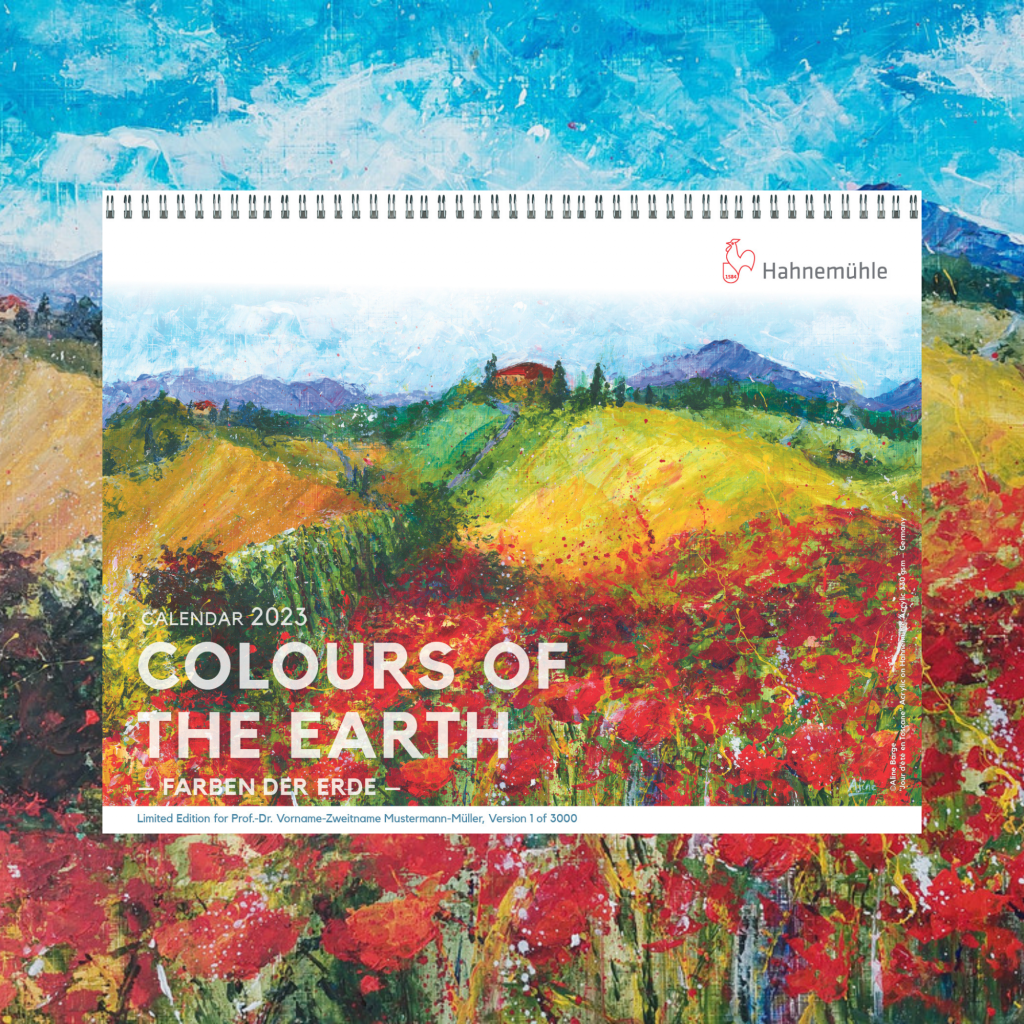 Colours of the Earth - Hahnemühle Art Calendar 2023