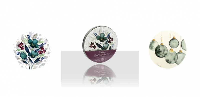 Round Watercolour Paper by Hahnemühle