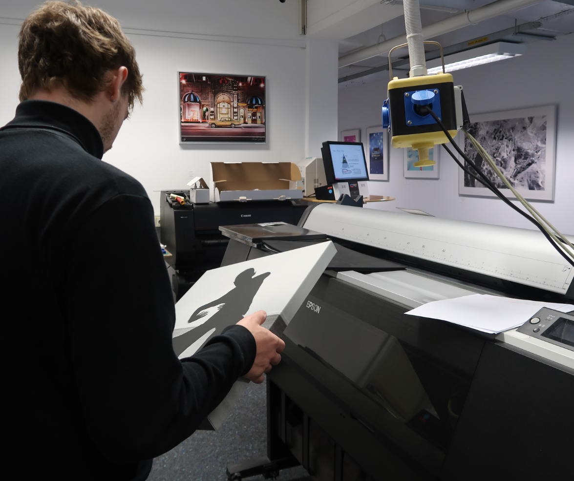 Reviewing prints and artworks