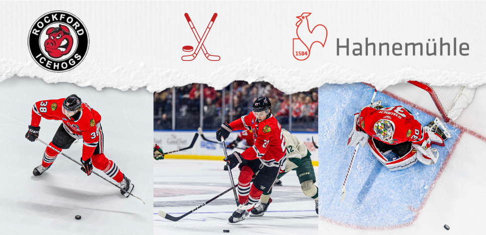Rockford Icehogs Sponsoring by Hahnemühle FineArt