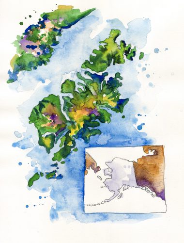 Footprints on Katmai - Hahnemühle X Max Romey Green Rooster Project 2023