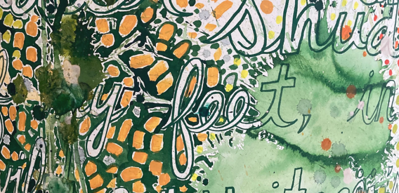 Alexandra Grant project Everything belongs to the cosmos on Hahnemühle paper The Collection Watercolour