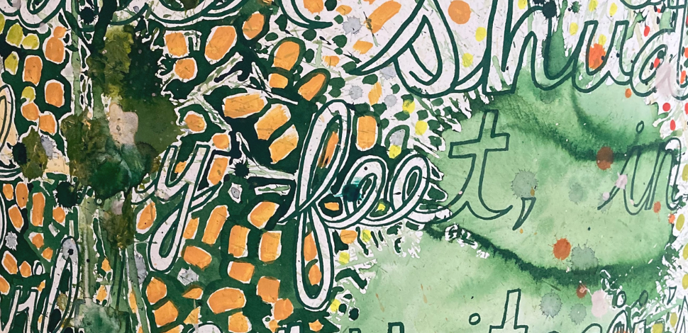 Alexandra Grant project Everything belongs to the cosmos on Hahnemühle paper The Collection Watercolour