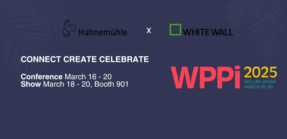 Hahnemühle collaborates with WhiteWall at WPPI 2025 for Wedding and Portrait Photography Prints