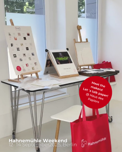 Experience everything about paper: at the 5th Hahnemühle Weekend at Haus des Papiers Berlin