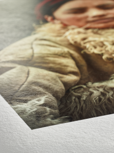 Surface texture of Hahnemuehle FineArt Inkjet Paper for FineArt Printing