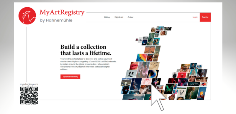 Hahnemühle’s My Art Registry is a platform for certified art on paper designed for the digital art market Hahnemühle’s My Art Registry is a platform for certified art on paper designed for the digital art market