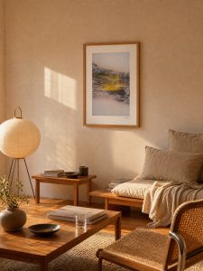 ,,Dusk over ridge" Fine Art Print on Hahnemühle on the wall