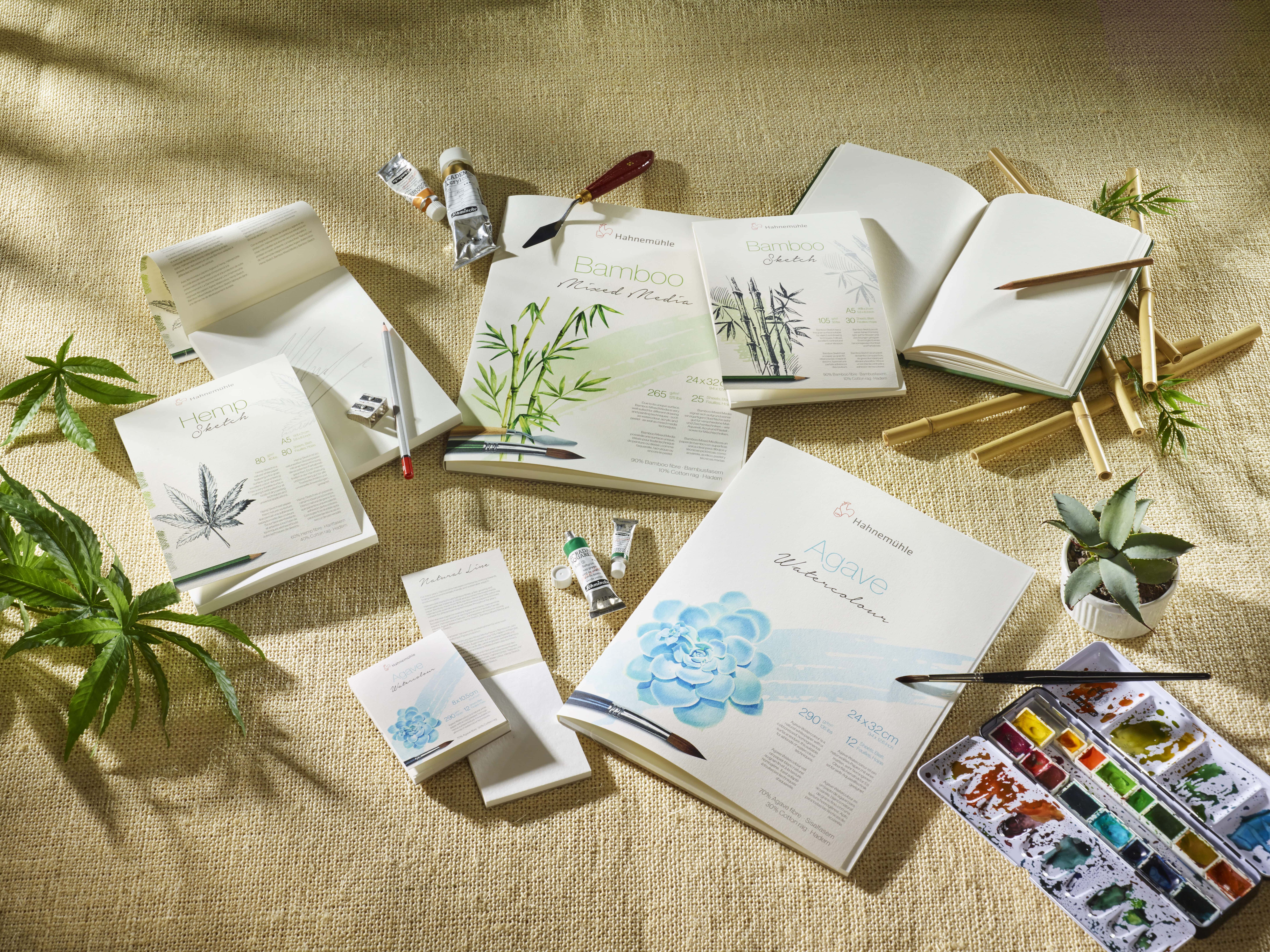 Papiers Hahnemühle Natural Line pour la peinture, le dessin et l'esquisse