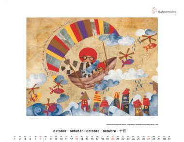 Hahnemühle calendrier 2024 October Constanza Cortés Donoso