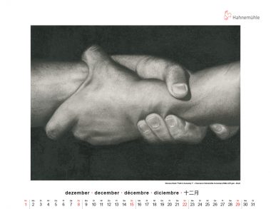 Hahnemühle calendrier December Giovana Melissa Renz Hemb