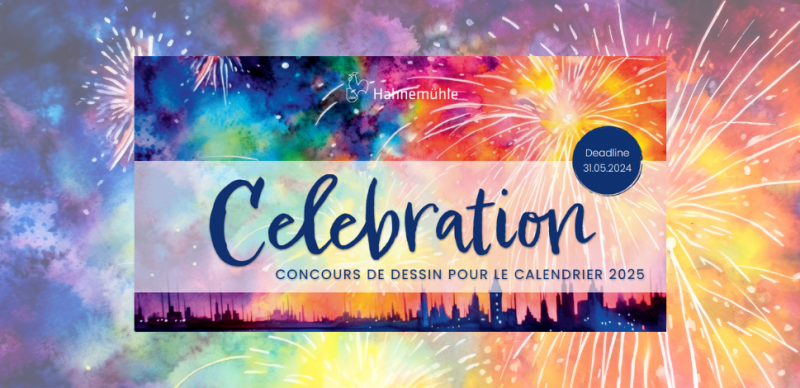440 ans Hahnemühle - Concours de dessin de calendrier 2025 Celebration