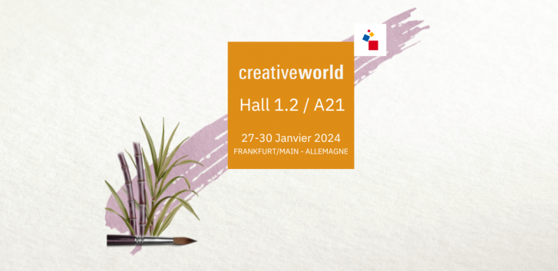 Hahnemühle présent au salon Creativeworld 2024 avec de nouveaux papiers d'art