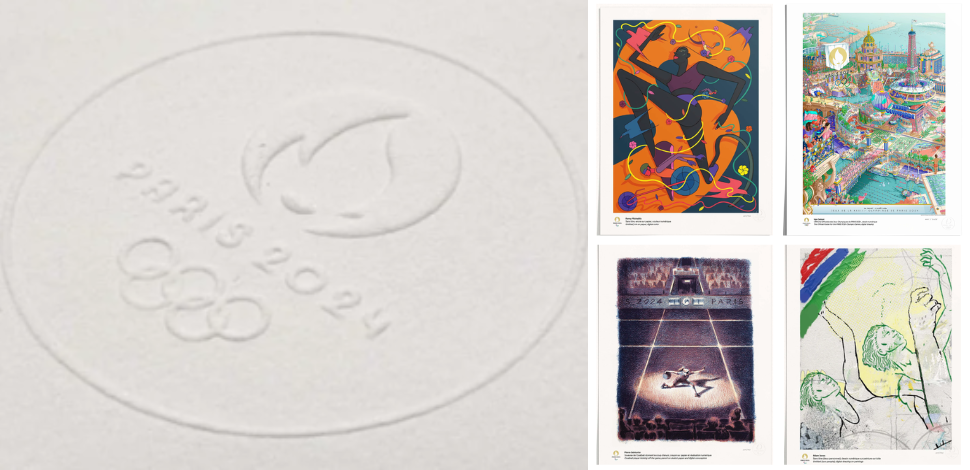 Papier végétal durable Hahnemühle Hemp pour des éditions FineArt limitées pour les Jeux Olympiques et Paralympiques de Paris 2024