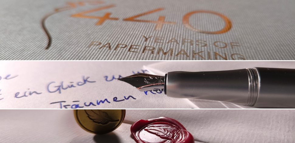 Le set de papier à lettres de Hahnemühle pour le 440e anniversaire