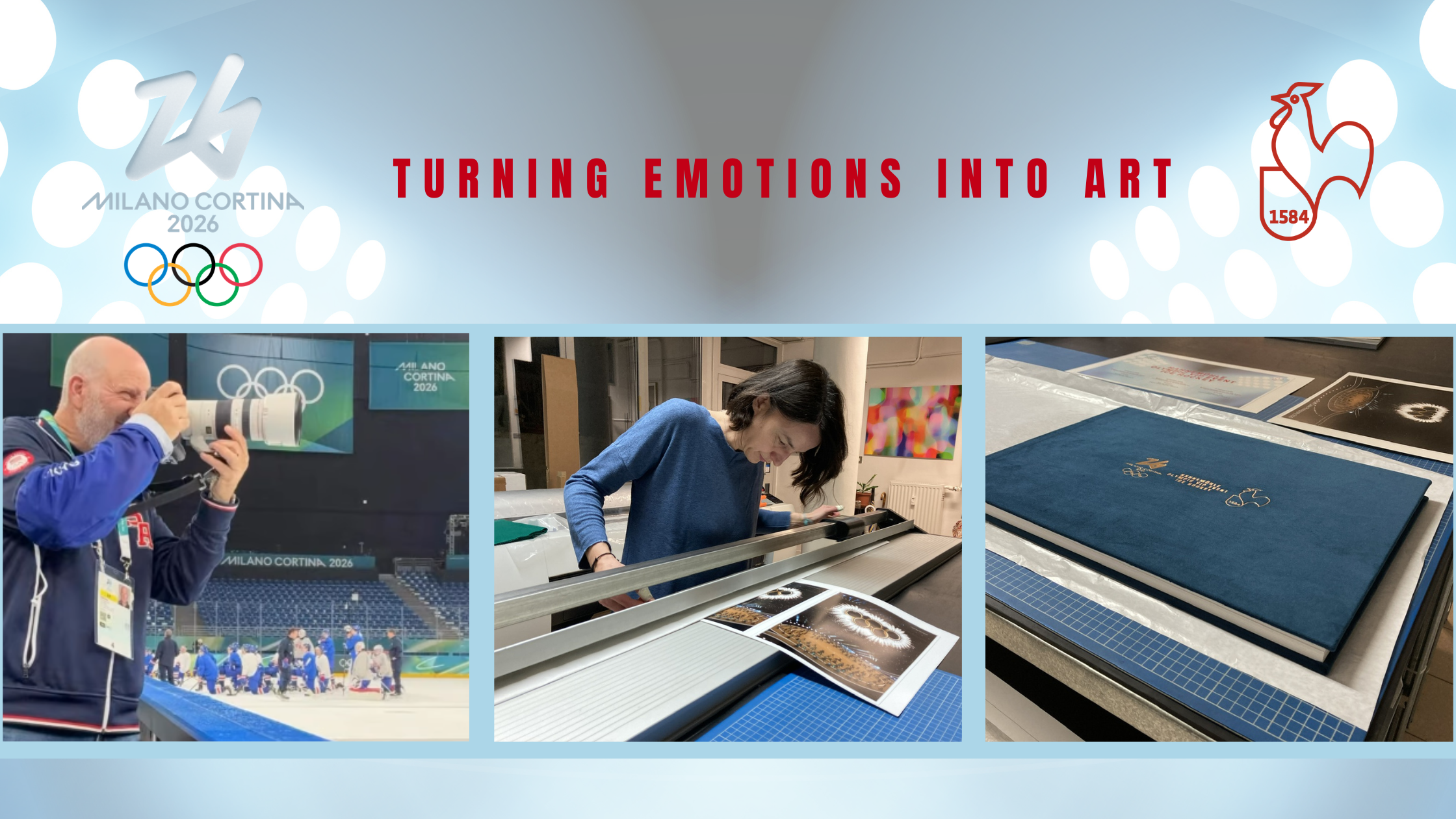 Événement VIP olympique de hockey sur glace Milan 2026 Moments olympiques emblématiques dans la photographie sportive, imprimés sur du papier Hahnemühle Digital FineArt Inkjet Paper, présentés dans des albums QT.