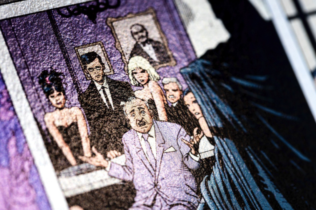 Image tirée de l'édition Avant-Garde (3), imprimée sur Hahnemühle Photo Rag® Metallic ©Argent Comics Image tirée de l'édition Avant-Garde (3), imprimée sur Hahnemühle Photo Rag® Metallic ©Argent Comics