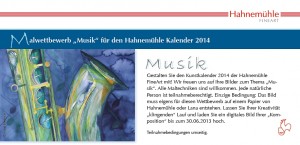 Flyer Painting Contest Calendar 2014