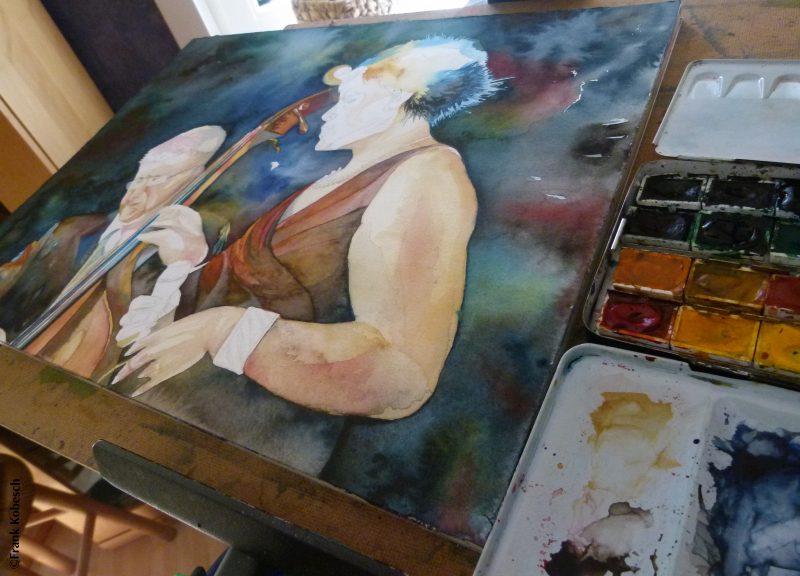 (c) Frank Koebsch Jazz Watercolour