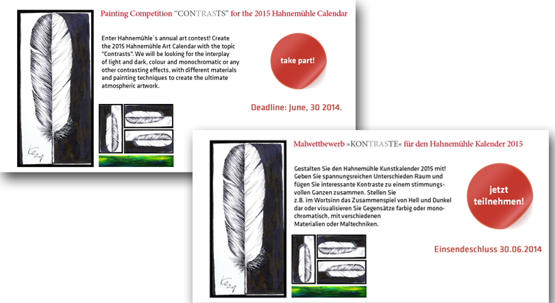 Last call for entries Hahnemühle Calendar Contest