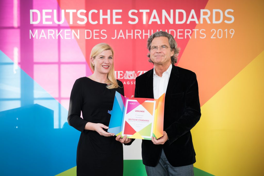 Ann Kristin Nohlen, Dr. Florian Langenscheidt Verleihung "Deutsche Standards - Marken des Jahrhunderts"