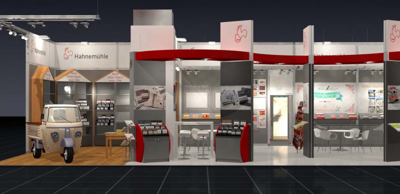 Hahnemühle-booth-cw2019 Hahnemühle Messestand Creativeworld 2019