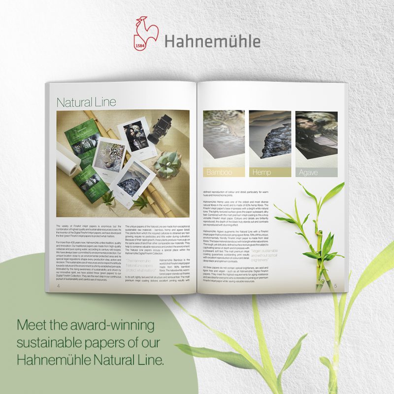 Feed Post - Natural Line FineArt Papiere - Hahnemühle Magazin photokina Edition 2020