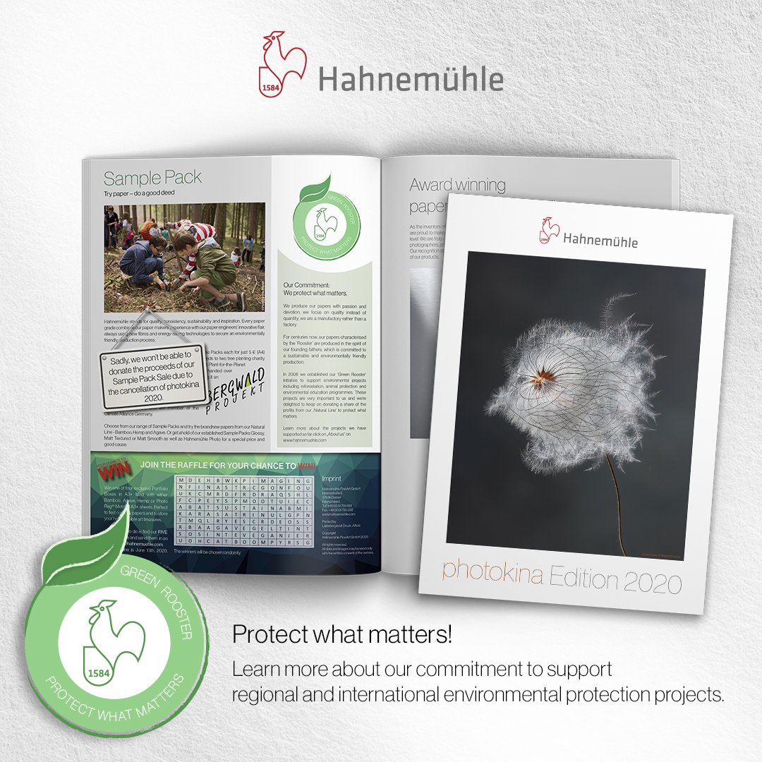 Feed Post - Green Rooster Initiative - Hahnemühle Magazin photokina Edition 2020