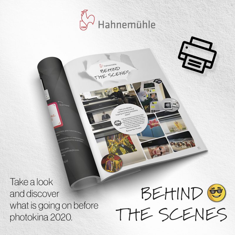 Feed Post – Behind-the-Scenes – Hahnemühle Magazin photokina Edition 2020 Feed Post - Ein Blick hinter die Kulissen - Hahnemühle Magazin photokina Edition 2020