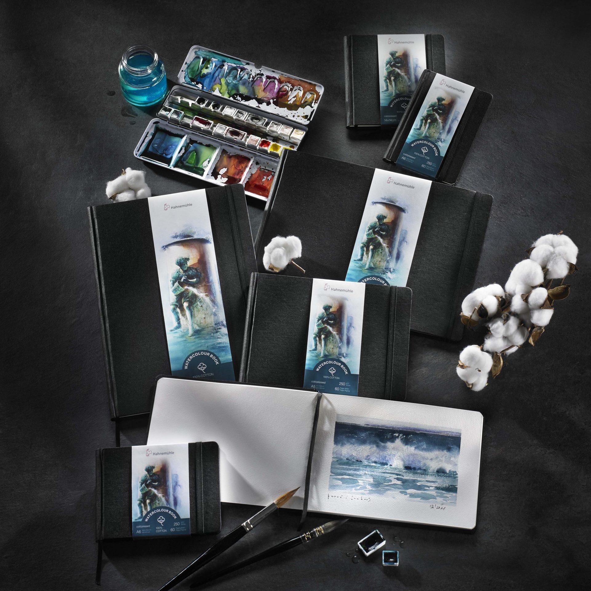 Watercolour_Books 100 % Cotton