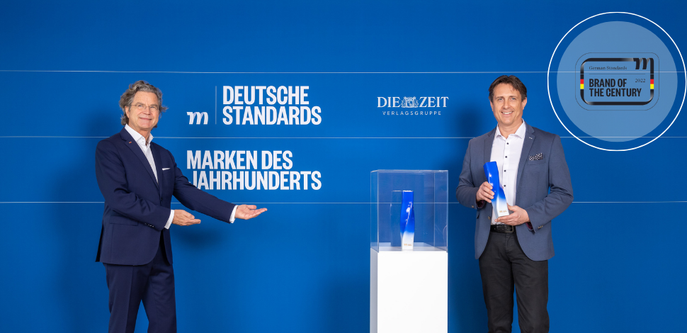 Hahnemühle Marke des Jahrhunderts, Hahnemuehle Brand of the Century Auszeichnung Marke des Jahrhunderts für das Feinstpapier von Hahnemühle