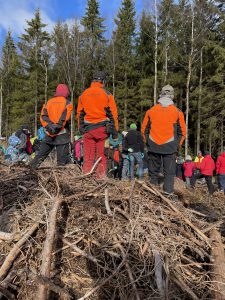 Bergwaldprojekt und Papierproduzent Hahnemühle pflanzen Bäume im Harz