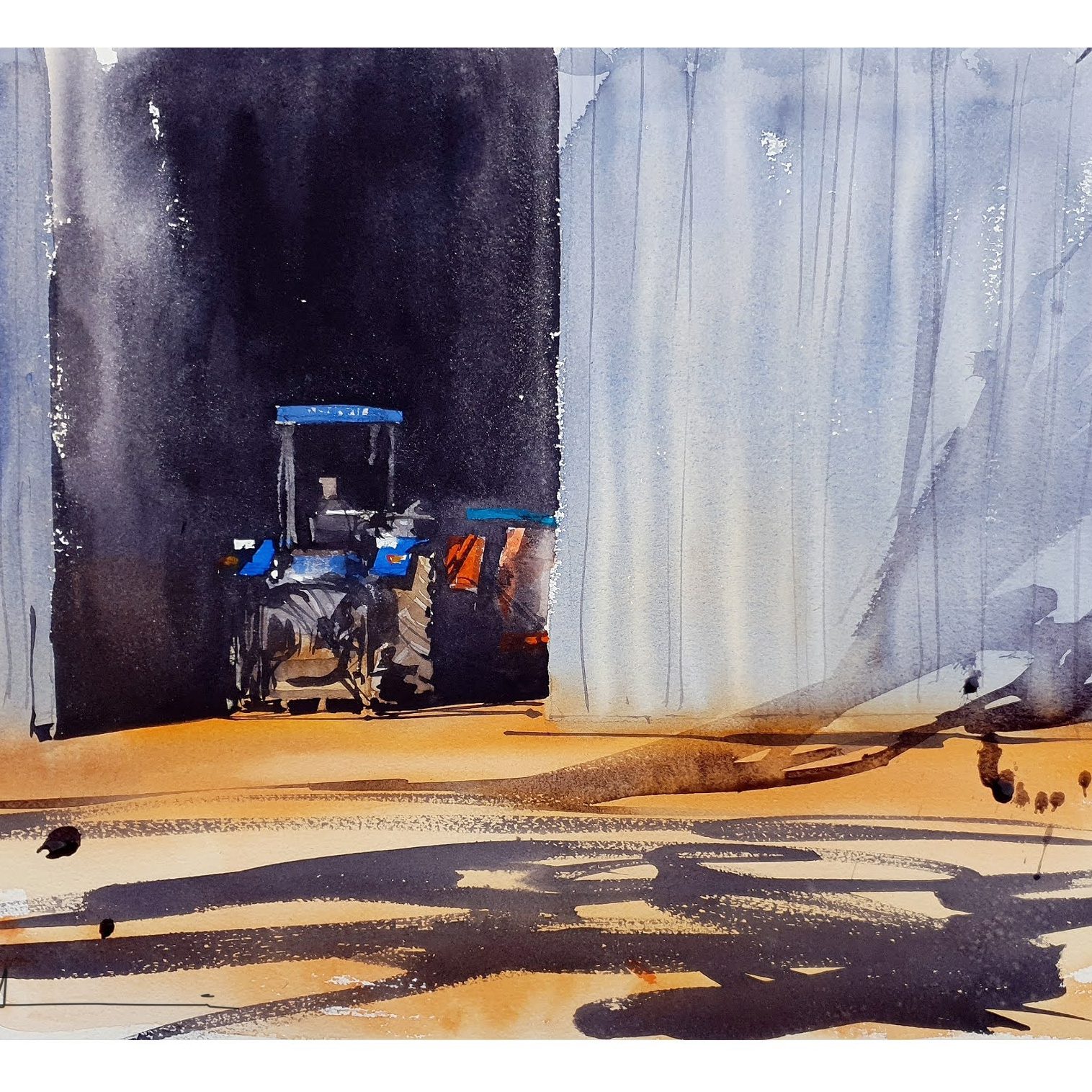 Ari de Goes malt auf Hahnemühle Künstlerpapier