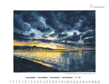 November 2023 Hahnemühle Kunstkalender Dóra Karóczkai-Koreny