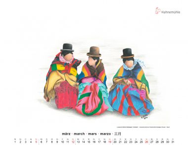 März 2023 Hahnemühle Kunstkalender Lucas de Oliveira Rodrigues