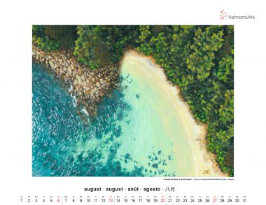August 2023 Hahnemühle Kunstkalender Erzsébet Kis-Nagy