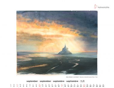 September 2023 Hahnemühle Kunstkalender Sabine Lotthammer
