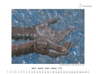 Hahnemühle Kunstkalender 2024 März Melanie Petschke