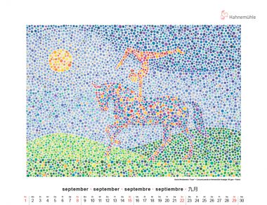 Hahnemühle Kunstkalender 2024 September Gosia Wroblewska