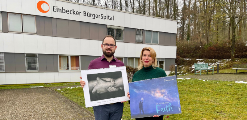 Regionales Engagement und Sponsoring der Hahnemühle Kunstkalender 2024 fürs Einbecker BürgerSpital