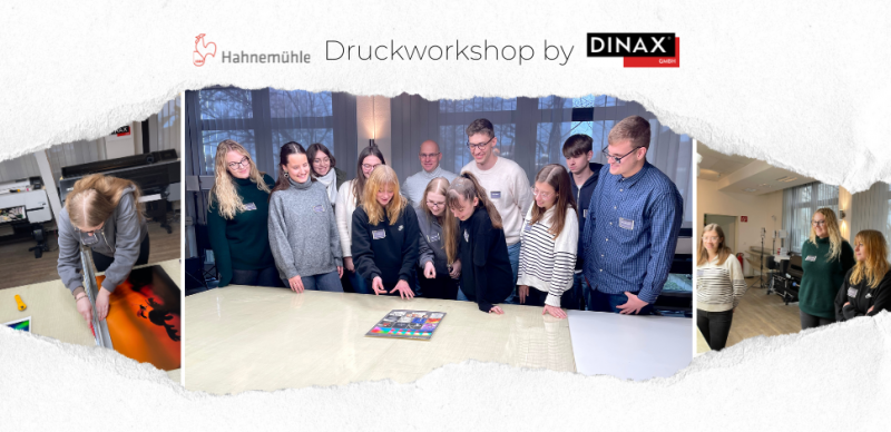 Hahnemühle Azubi Workshop bei DINAX zum FineArt Inkjet Druck
